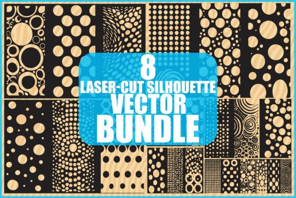 Abstract Laser Cut Design Bundle: Graphics & Illustrations