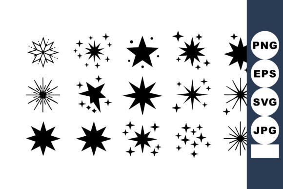 Black Star Shapes & Spar: Graphics and Illustrations