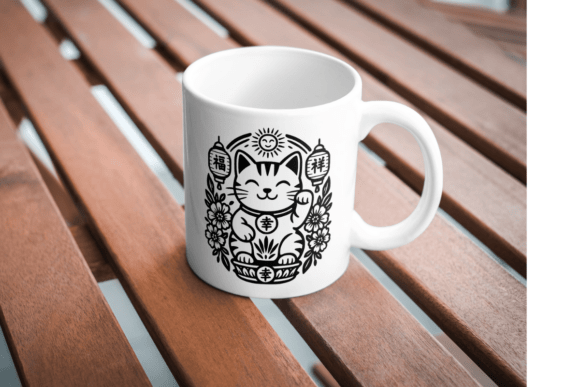 Lucky Cat SVG – Asian Inspired Plotter D Graphics