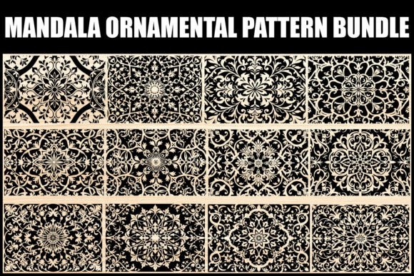 Mandala Ornamental Pattern Bundle: Graphics & Illustrations for Authentic Branding