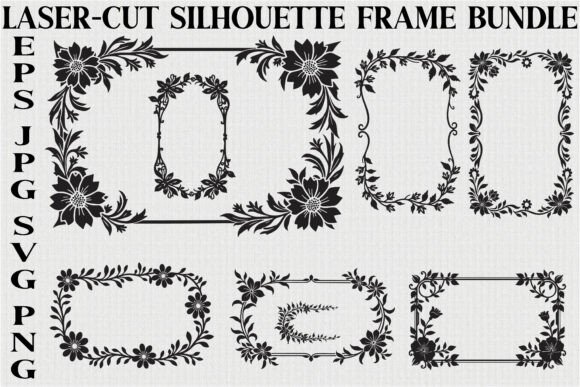 Vintage Laser Cut Frame: Editorial Graphics & Illustrations