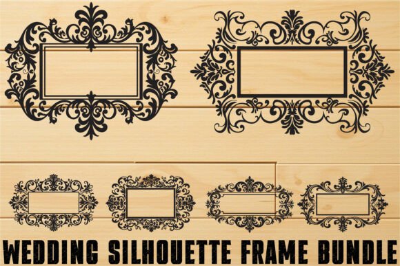 Wedding Ornamental Frame Set: Graphics & Illustrations for Editorial Polish